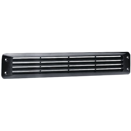 Attwood Louvered Vent Flush Mount-Black 1423-5